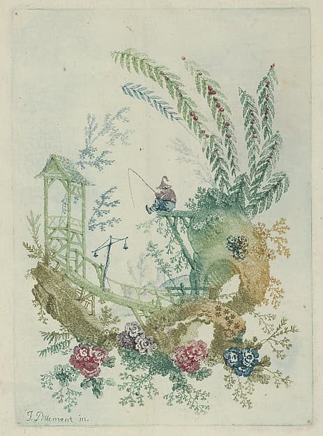 Chinoiserie from Nouvelle Suite de Cahiers de dessins chinois a l'usage des dessinateurs et des peintres (Nr 1)