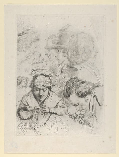 Le Citoyen Aubourg, Mme Aubourg, et leur famille (Citizen Aubourg, Madame Aubourg, and their Family)