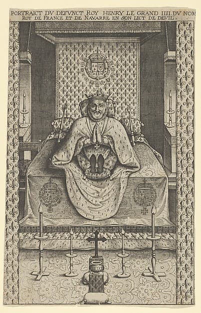 Funeral effigy of Henry IV, King of France