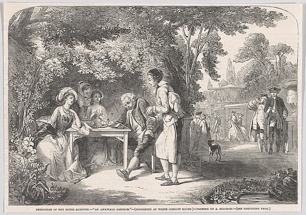 An Awkward Position, from "Illustrated London News"