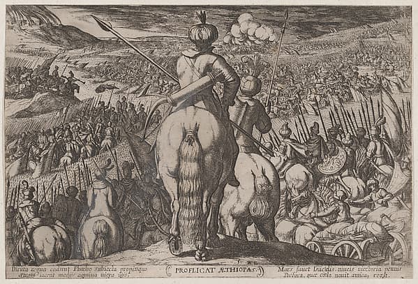 Plate 5: The Defeat of the Ethiopians, from 'The Battles of the Old Testament,'