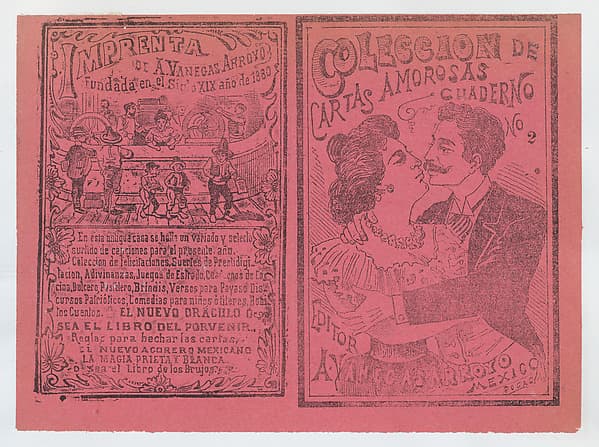 Cover for 'Coleccion de Cartas Amorosas Cuaderno No. 2', a couple embracing
