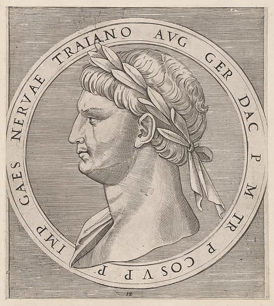 Speculum Romanae Magnificentiae: Nerva, from "The Twelve Caesars"