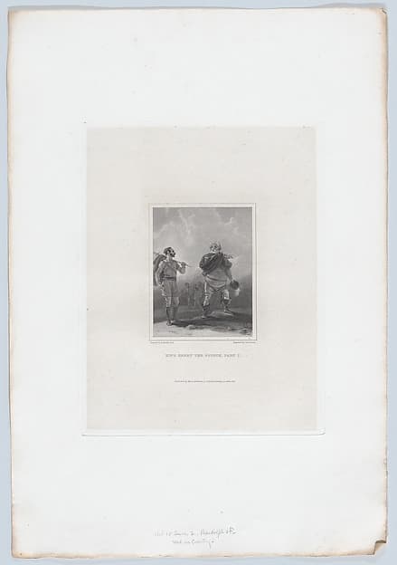 Falstaff and Bardolph, on a Road near Coventry (Shakespeare, King Henry IV, Part I, Act 4, Scene 2)