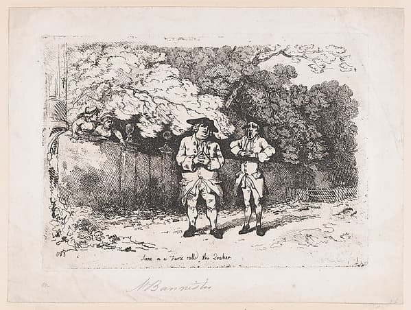 Scene in a Farce called The Quaker