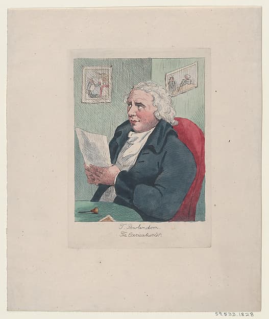 T. Rowlandson. The Caricaturist