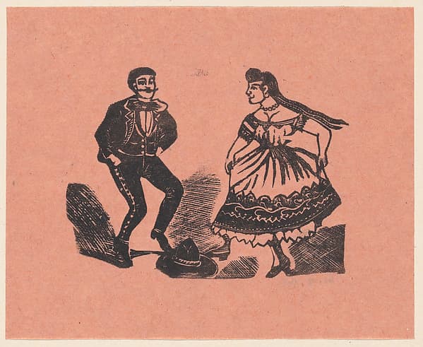 Man and woman dancing