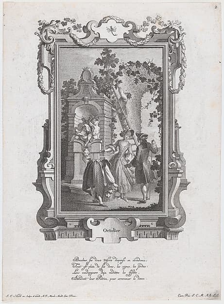 October. From a Series of Twelve Months of the Year