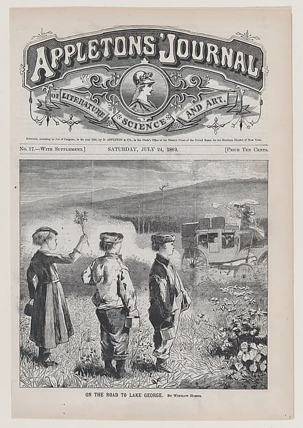 On the Road to Lake George (from "Appleton's Journal," Vol. I)
