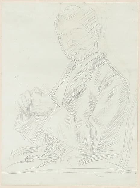 Study for the Portrait of Edward D. Adams