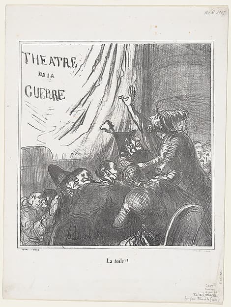 Curtain!!!, from 'News of the day,' published in 'The war album'