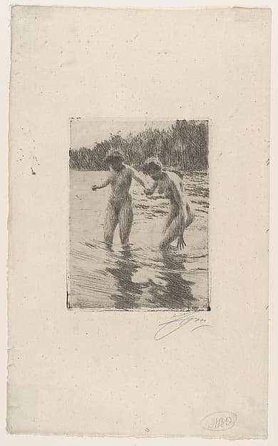 Two Bathers