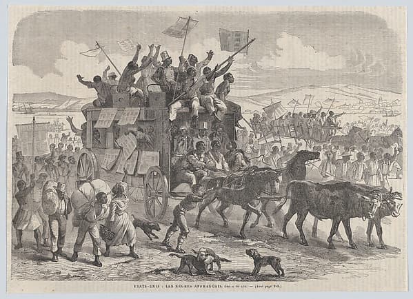 Emancipated Blacks in the United States, from "Le Journal Illustré"