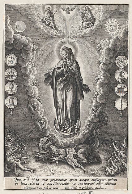 The Virgin with the Symbols of the Lauretanian Litany
