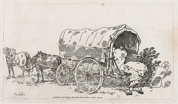 Millers Waggon, from A New Book of Horses and Carriages