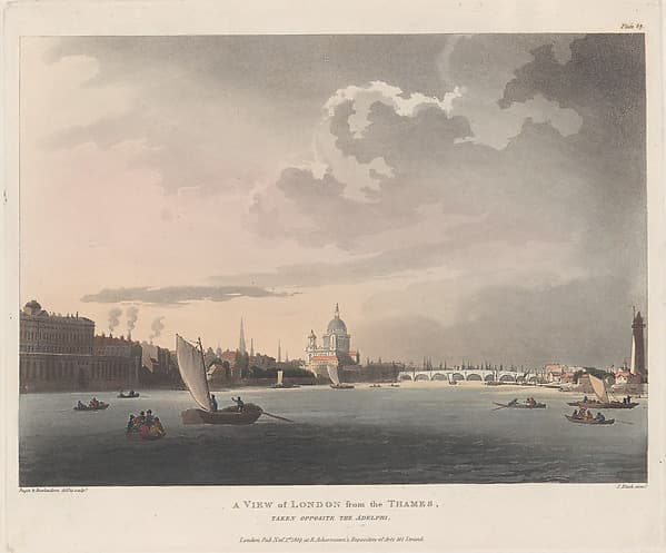 A View of London from the Thames