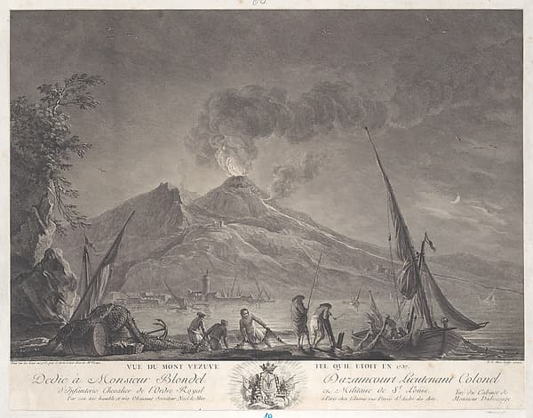 View of Mount Vesuvius as it was in 1757