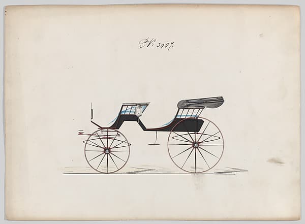 Design for 2 seat Phaeton, no. 3097
