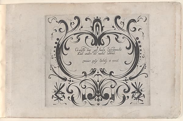 Title for the Print Series 'Grateske voer golt smeden Schrijnwerkers Ende andere des nodich hebbende'