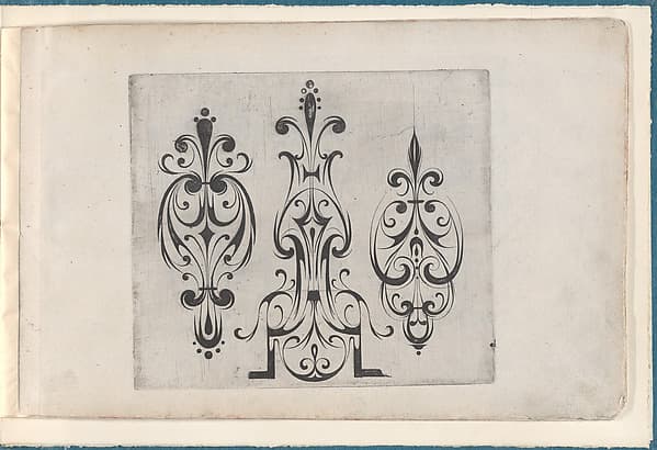 Plate from the Print Series 'Grateske voer golt smeden Schrijnwerkers Ende andere des nodich hebbende'