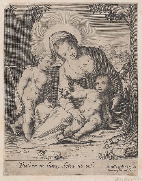 Virgin and Child with the infant Saint John the Baptist