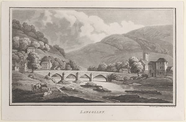 Langollen, from "Remarks on a Tour to North and South Wales, in the year 1797"