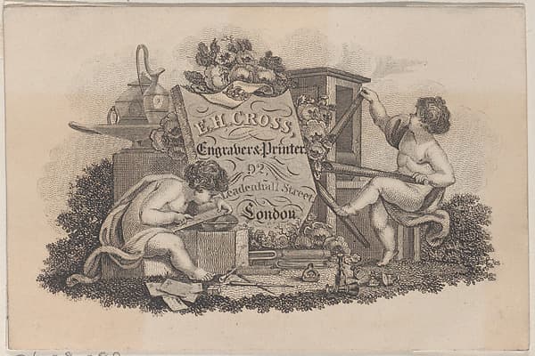 Trade Card for E.H. Cross, Engraver & Printer