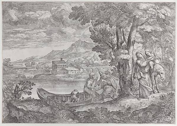 Landscape with the flight into Egypt