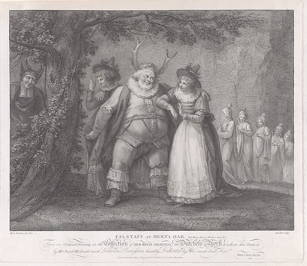 Falstaff at Herne's Oak (Shakespeare, Merry Wives of Windsor, Act 5, Scene 5)