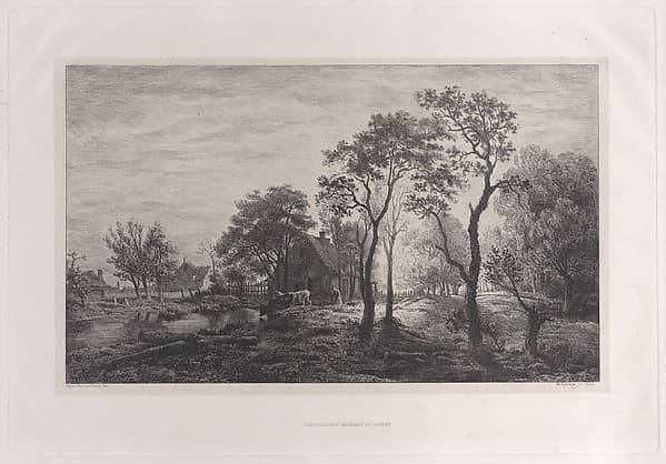 Landscape, after a sketch by Eglon van der Neer