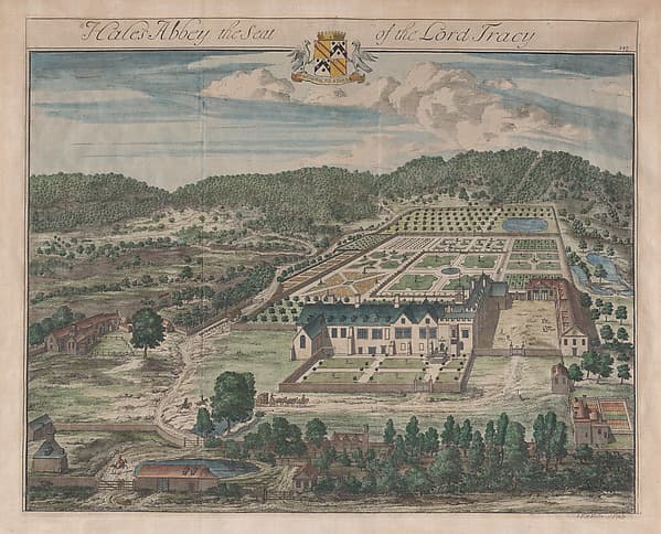 Hales Abbey, The Seat of Lord Tracy, plate 247 from "The Ancient and Present State of Gloucestershire"