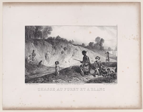Hunting a Ferret with Blanks, from the series Hunting Scenes