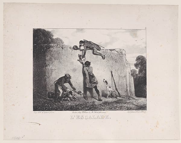The Climb, from the series Hunting Scenes