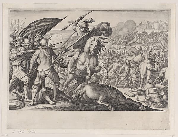 Défaite de la Cavalerie Turque (Defeat of the Turkish Cavalry), from La Vie de Ferdinand Ier de Médicis série appelée aussi Les Batailles des Médicis (The Life of Ferdinand I de'Medici also called The Medici Battles)