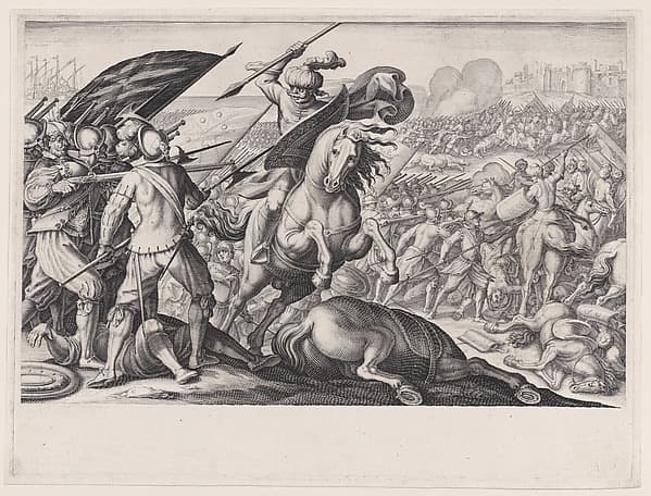 Défaite de la Cavalerie Turque (Defeat of the Turkish Cavalry), from La Vie de Ferdinand Ier de Médicis série appelée aussi Les Batailles des Médicis (The Life of Ferdinand I de'Medici also called The Medici Battles)