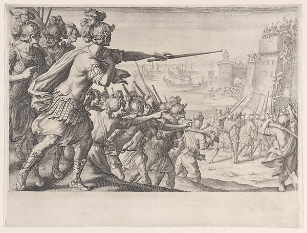 Prise de la Ville de Bone (Capture of the City of Bone), from La Vie de Ferdinand Ier de Médicis série appelée aussi Les Batailles des Médicis (The Life of Ferdinand I de'Medici also called The Medici Battles)