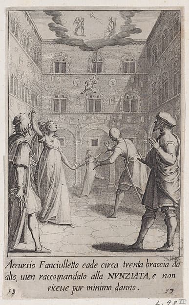 Accursio, from Scelta d'Alcuni Miracoli e Grazie della Santissima Nunziata di Firenze (Selection of Some Miracles and Graces that Occurred in the Church of the Annunziata in Florence)