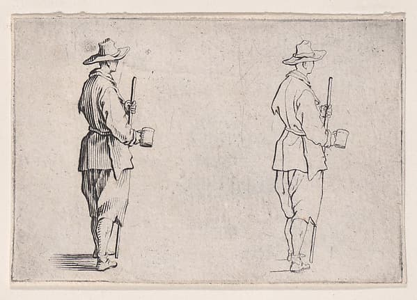 Le Paysan Tenant un Gobelet (The Peasant Holding a Cup), from Les Caprices Series A, The Florence Set