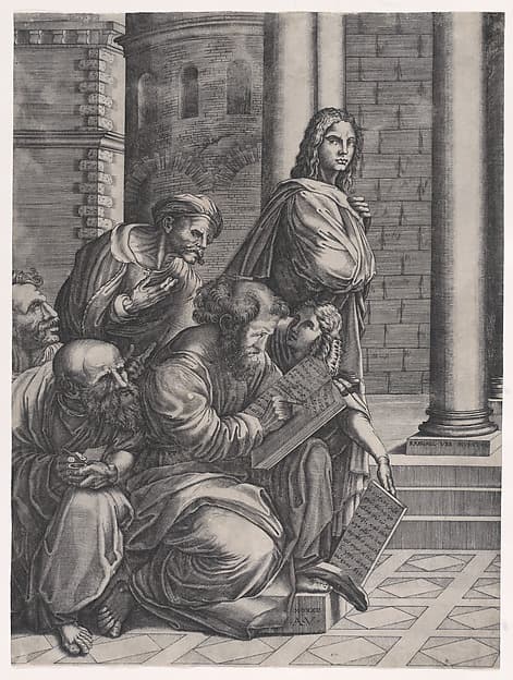 The Group, from Raphael's "School of Athens"