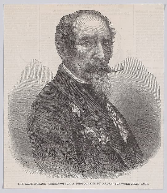 The Late Horace Vernet, from "Illustrated London News"
