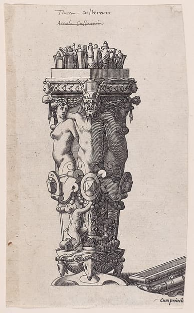 Container with a Satyr (Nécessaire de table)