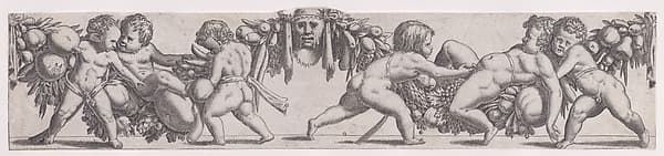 Two Groups of Three Putti