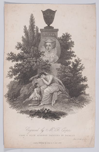 Monument of Mary, Queen of Scots, from "The History of England"