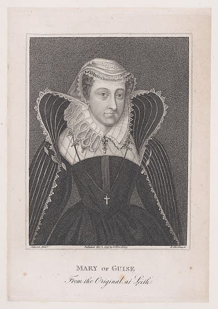 Mary, Queen of Scots (identified as Mary of Guise) (from "The Scottish Gallery; or, Portraits of Eminent Persons of Scotland")