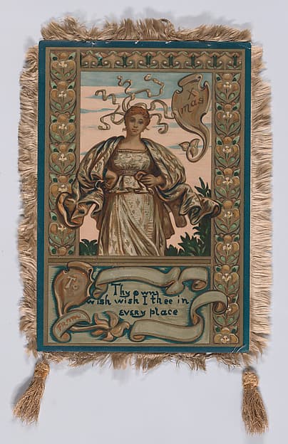 Christmas Card (First Prize Winner of Louis Prang's Christmas Card Competition, 1881)