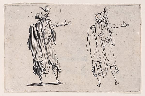 L'Homme Vu de Dos, La Main Droite Tendue (Man Viewed from Behind, Right Hand Extended), from Les Caprices Series B, The Nancy Set