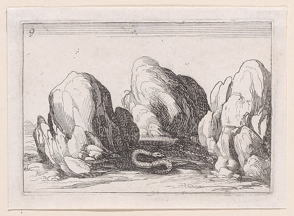 Le Serpent (The Serpent), from Lux Claustri ou La Lumière du Cloitre (The Light of the Cloisters), plate 9