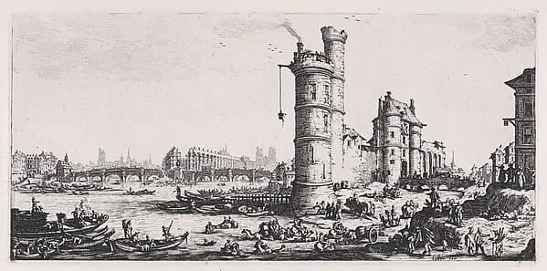 Vue de Pont-Neuf (View of the Pont-Neuf), from "Les Deux Grandes Vues de Paris" (The Two Large Views of Paris)