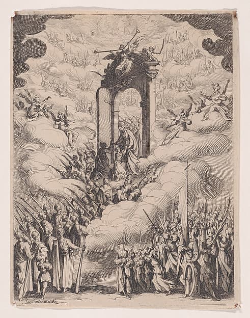 Frontispiece, from Les Images De Tous Les Saincts et Saintes de L'Année (Images of All of the Saints and Religious Events of the Year)