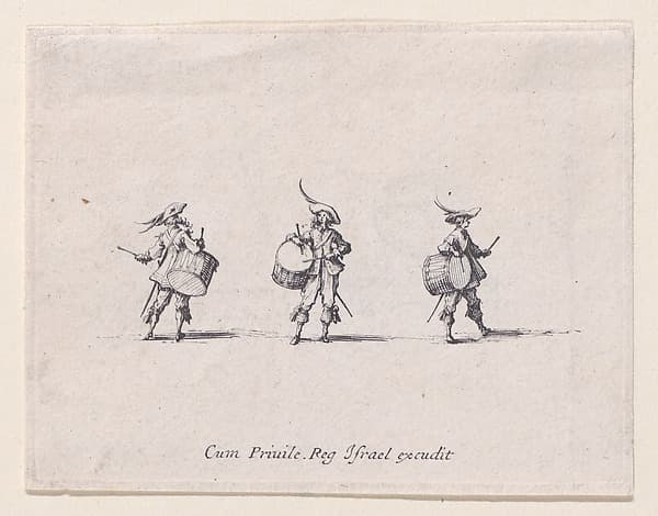 L'Ecercice du Tambour (Drill with Drums), from Les Exercices Militaires (The Military Exercises)